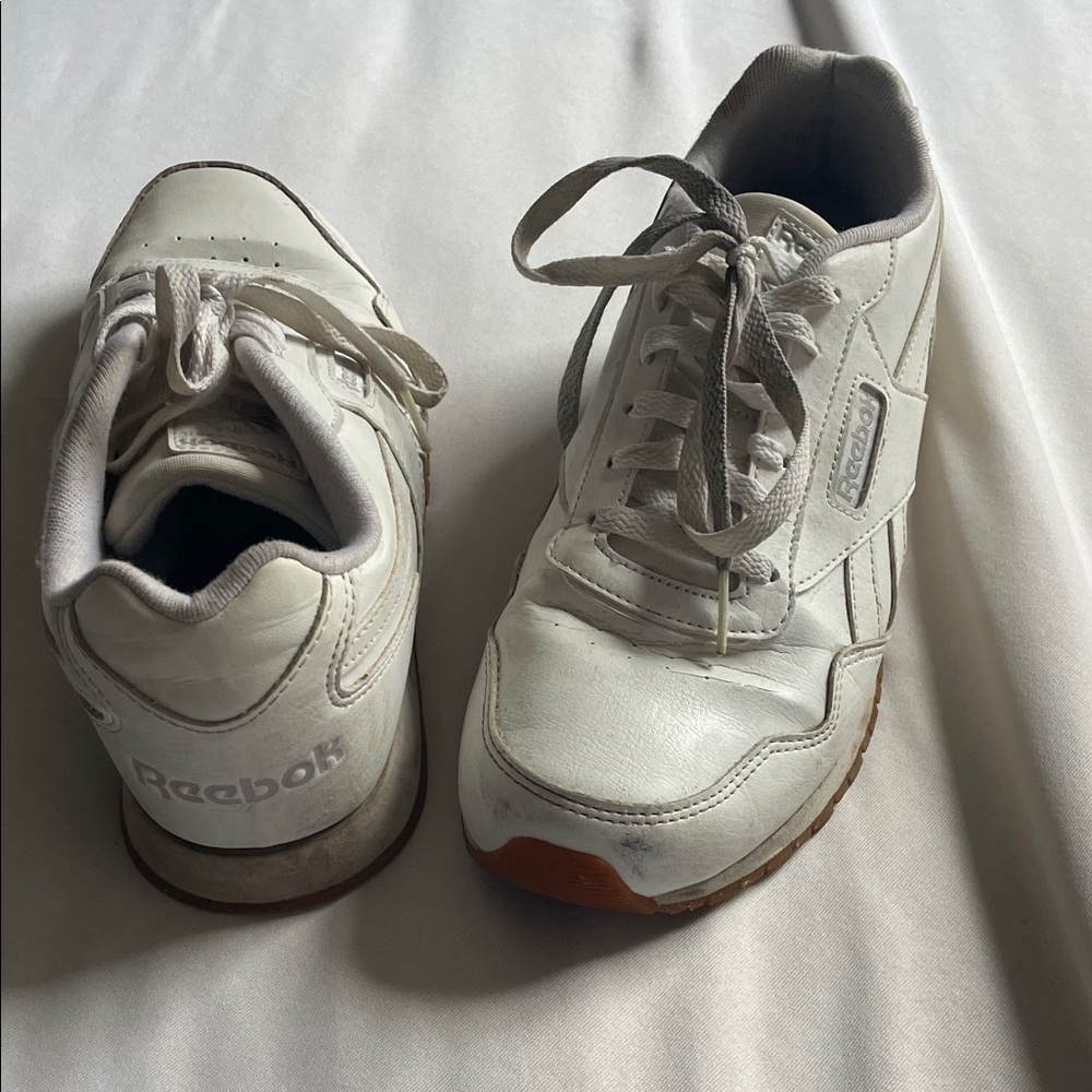 Reebok White Athletic Shoes